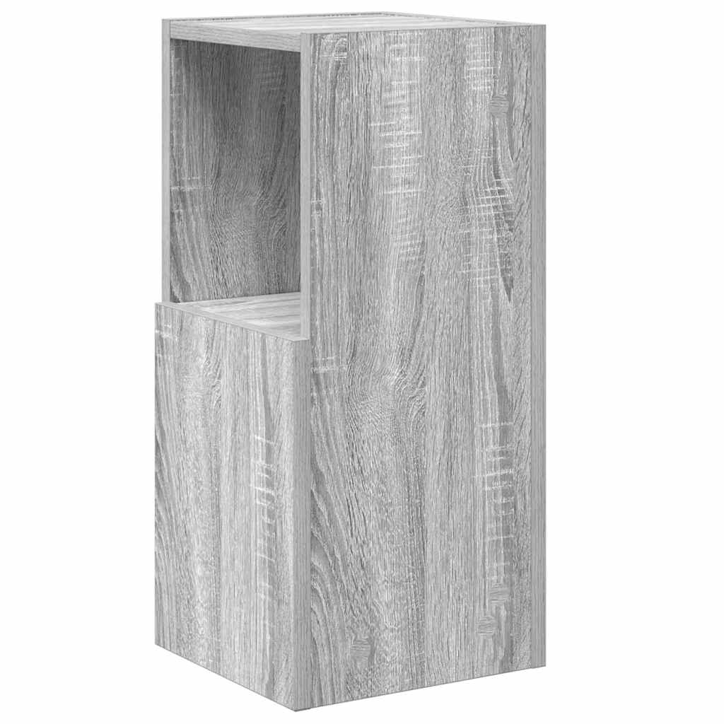 Dulap de colt Alb 25,5x25x55cm Lemn compozit — imaginea 8