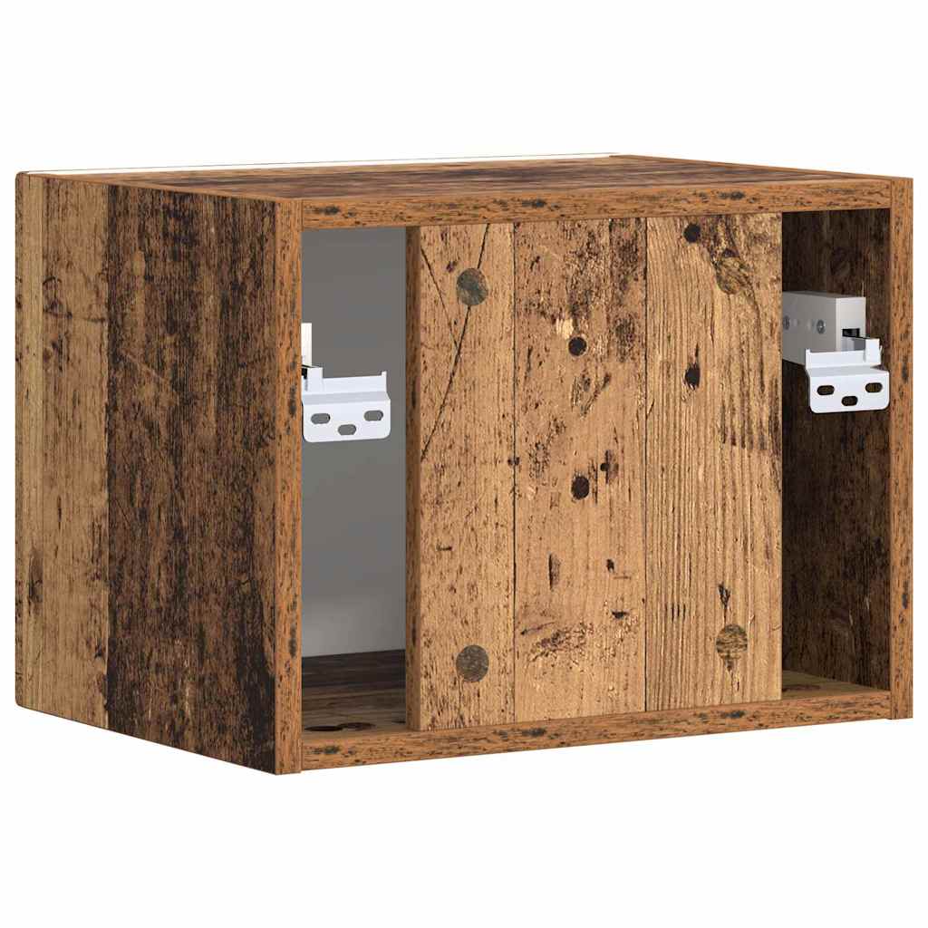 Dulap TV de perete Lemn Vechi 60 x 31 x 29.5 cm Lemn compozit — imaginea 9