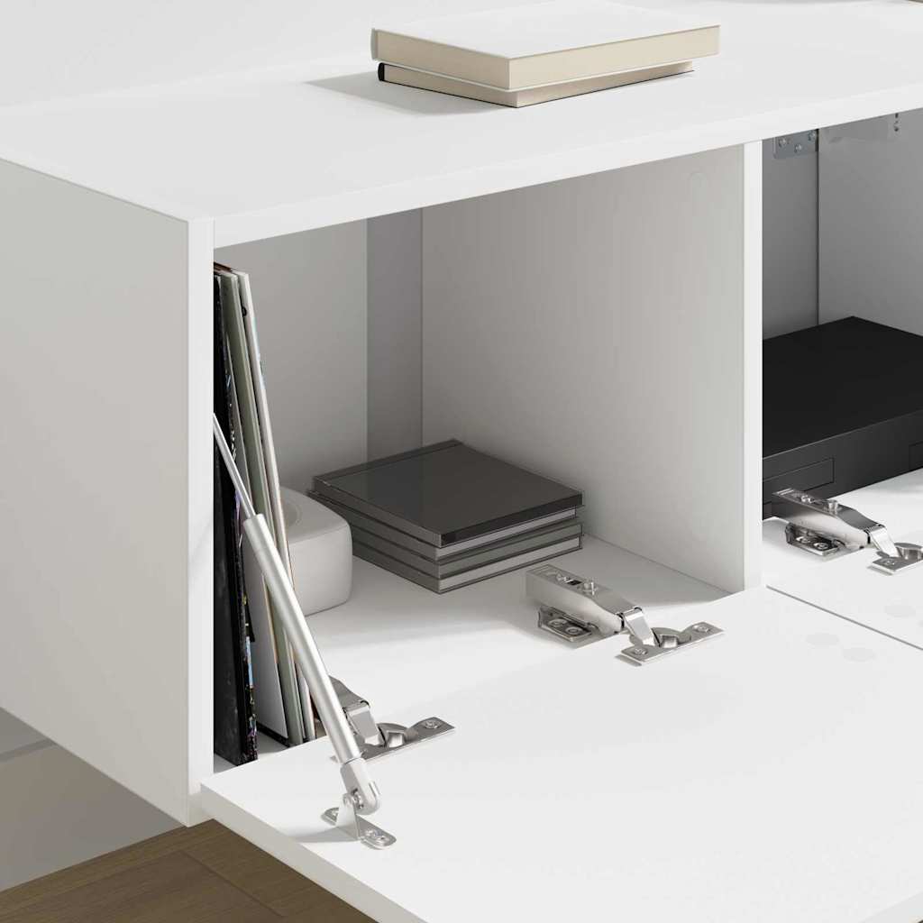 Dulap TV de perete Alb 60 x 31 x 29.5 cm Lemn compozit — imaginea 5