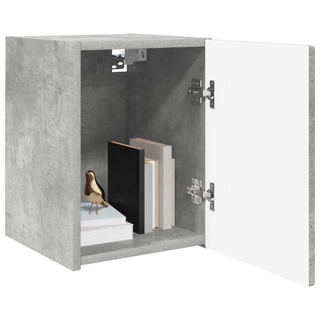 Dulap TV de perete 2 pcs Beton 30 x 31 x 40 cm Lemn compozit — imaginea 4