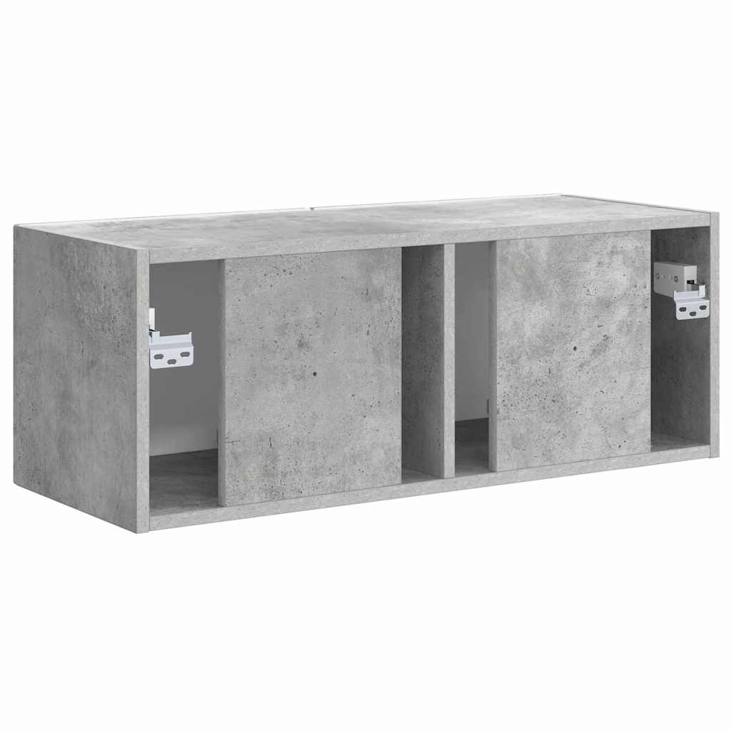 Dulap TV de perete Beton 60 x 31 x 29.5 cm Lemn compozit — imaginea 9