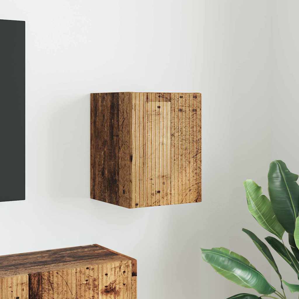 Dulap TV de perete Lemn Vechi 30 x 31 x 40 cm Lemn compozit — imaginea 2