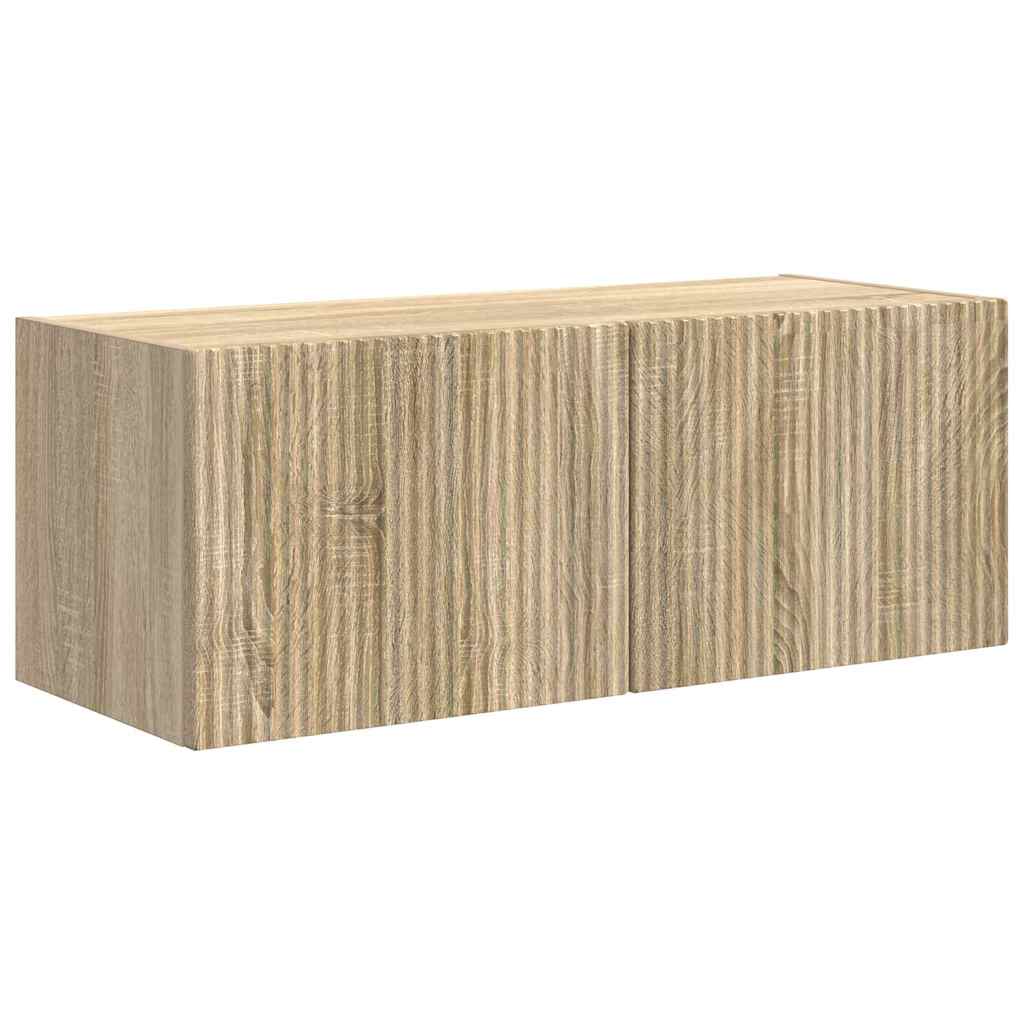 Dulap TV de perete 2 pcs Sonoma 60 x 31 x 29.5 cm Lemn compozit — imaginea 6
