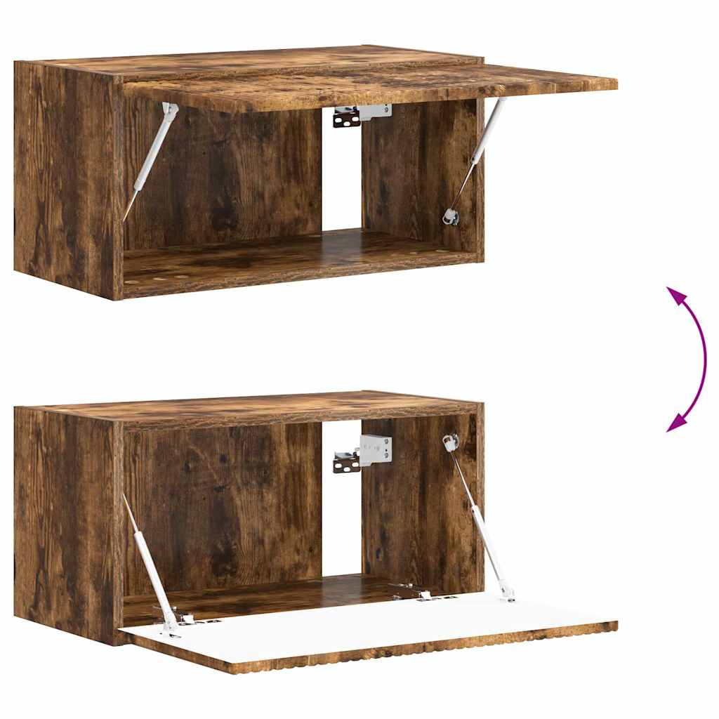 Dulap TV de perete Pe perete Stejar fumuriu 60 x 31 x 29.5 cm — imaginea 12