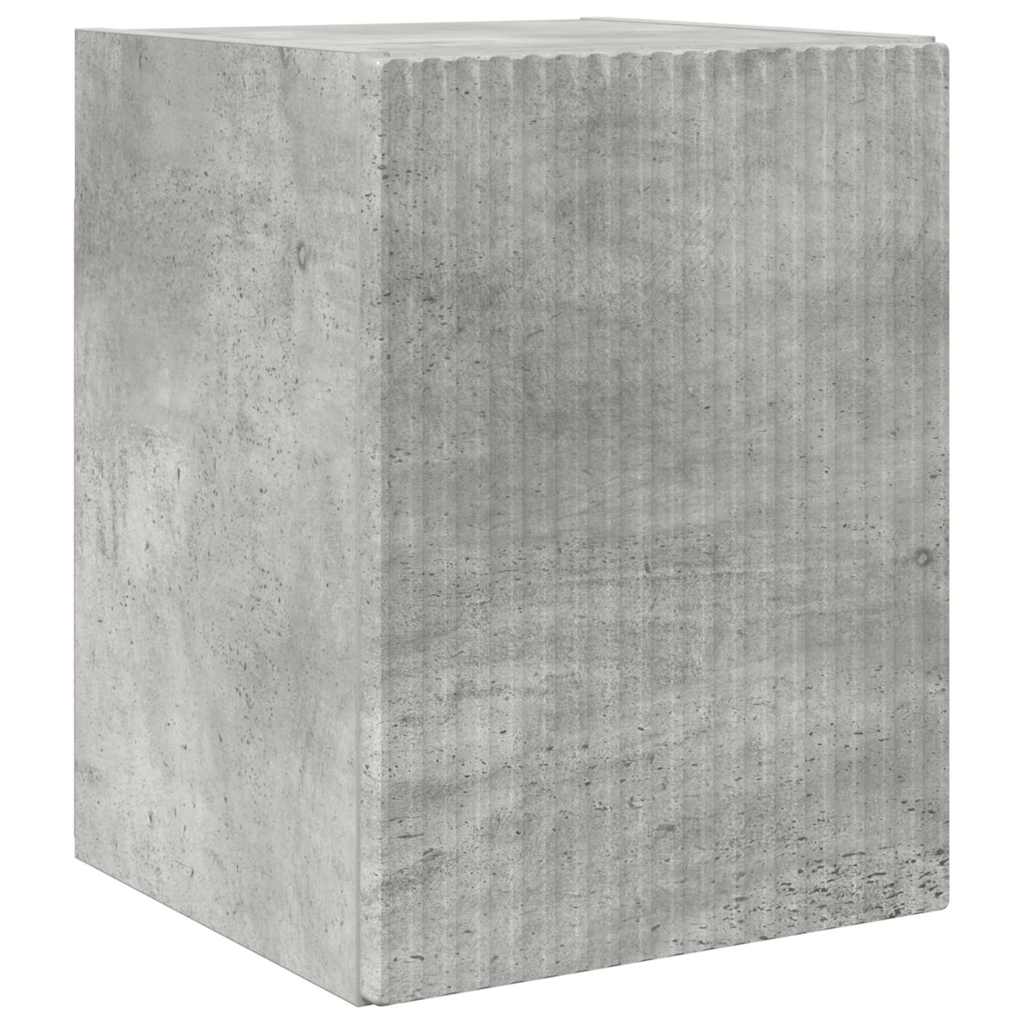 Dulap TV de perete 2 pcs Beton 30 x 31 x 40 cm Lemn compozit — imaginea 6