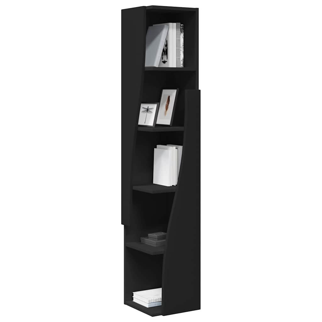Dulap de colt Alb 27,5x27x140cm Lemn compozit — imaginea 4
