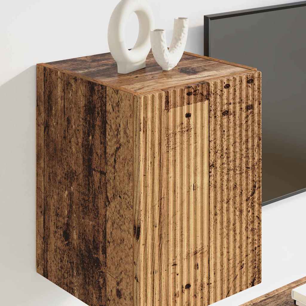 Dulap TV de perete Lemn Vechi 30 x 31 x 40 cm Lemn compozit — imaginea 5