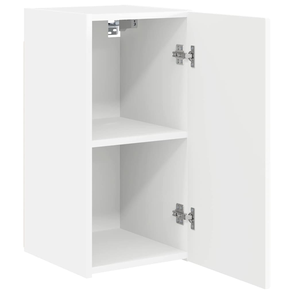 Dulap TV de perete Pe perete Alb 30 x 31 x 60 cm Lemn compozit — imaginea 6