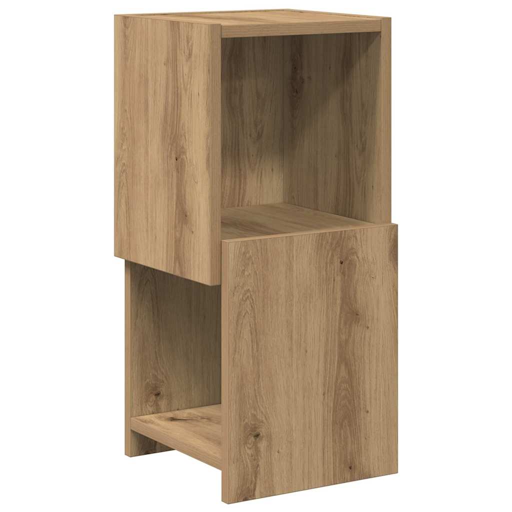 Dulap de colt Alb 25,5x25x55cm Lemn compozit