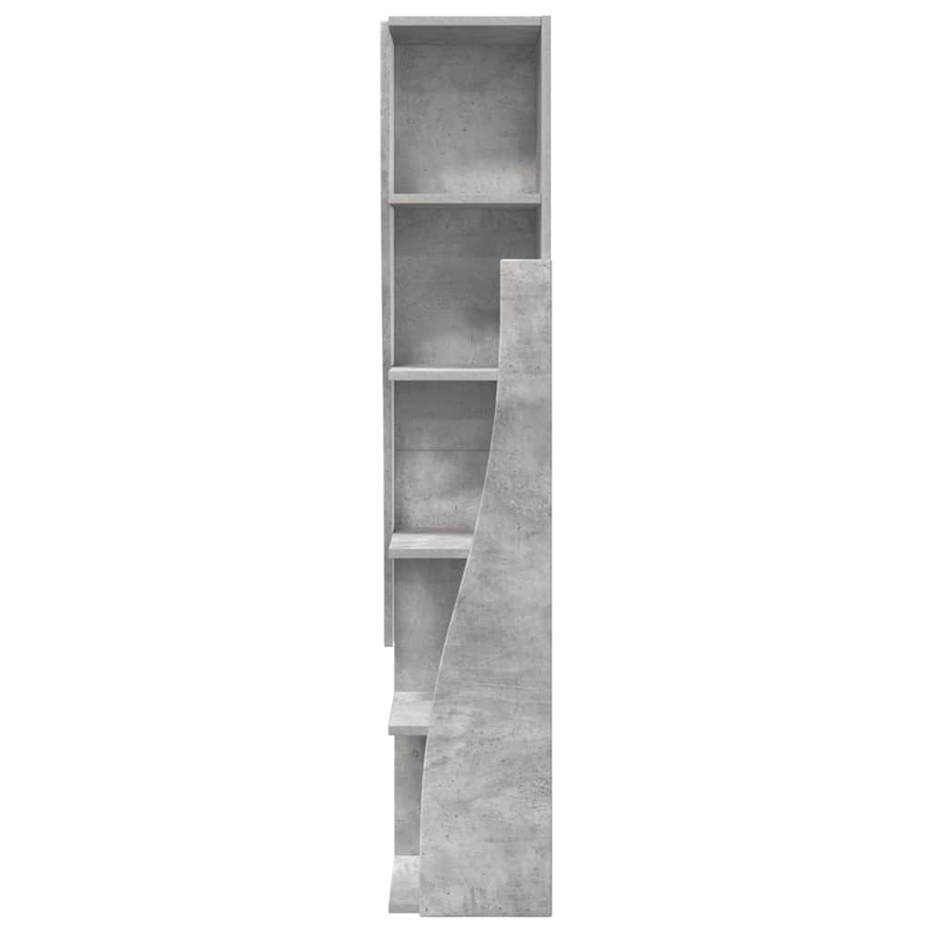 Dulap de colt Alb 27,5x27x140cm Lemn compozit — imaginea 7