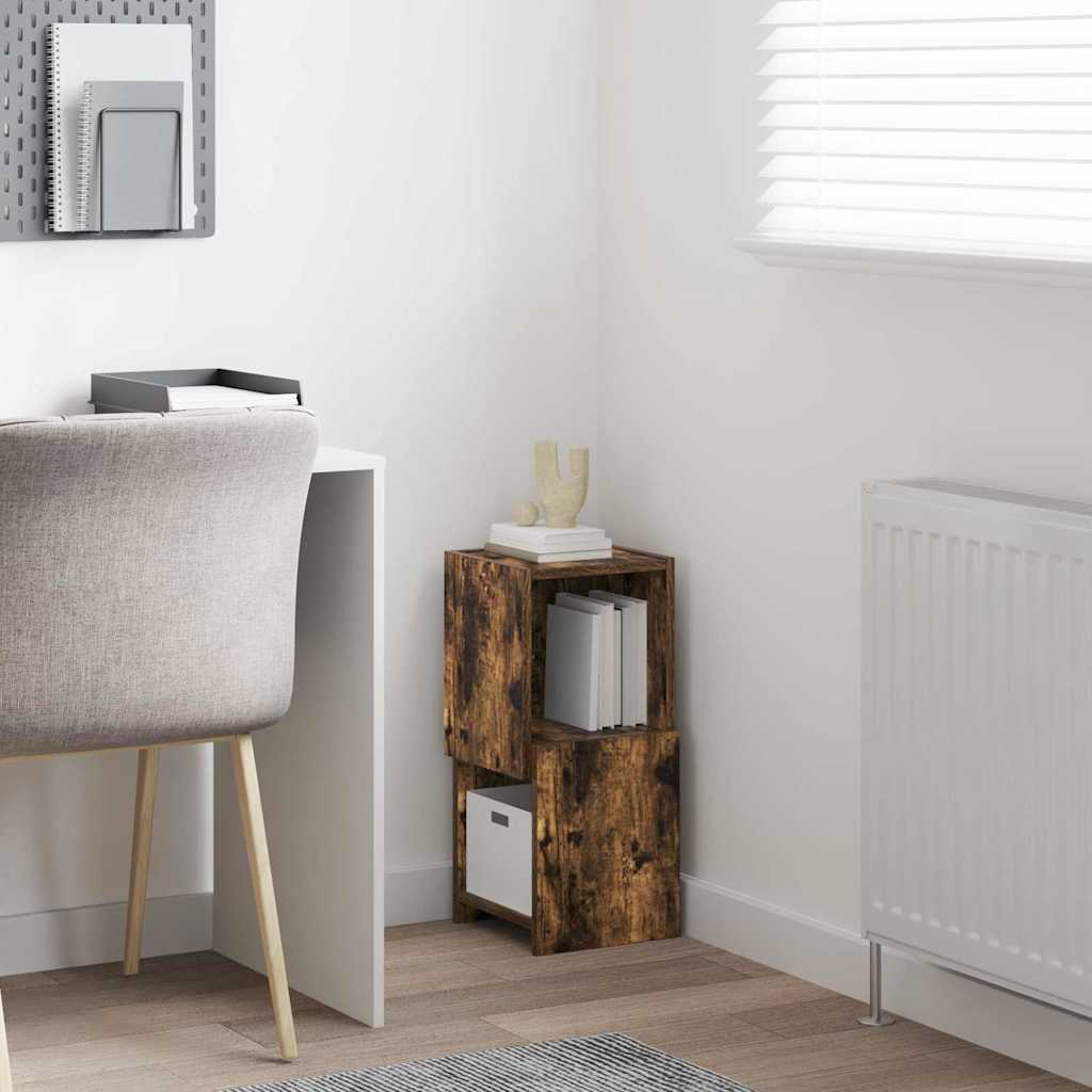 Dulap de colt Alb 25,5x25x55cm Lemn compozit — imaginea 5