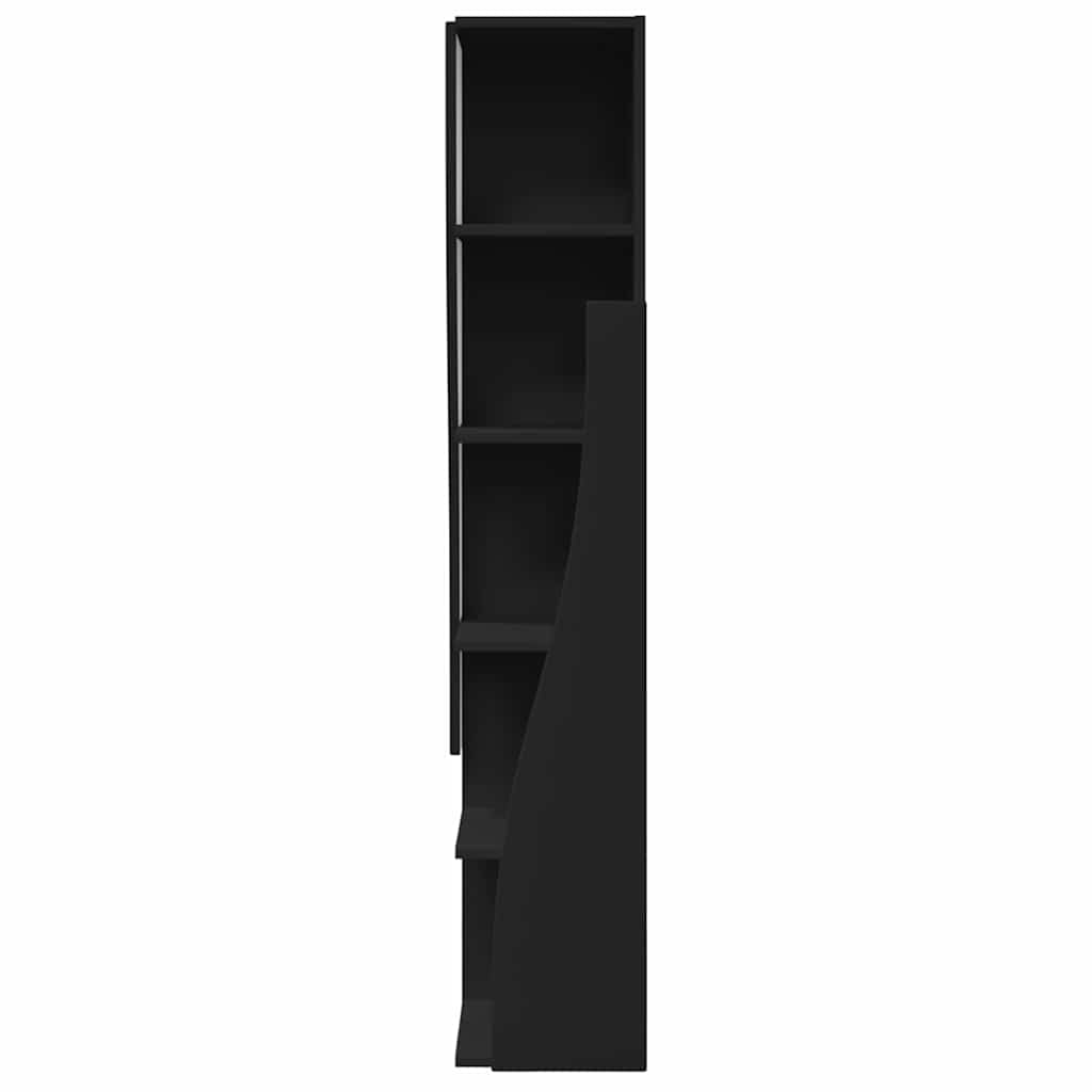 Dulap de colt Alb 27,5x27x140cm Lemn compozit — imaginea 7