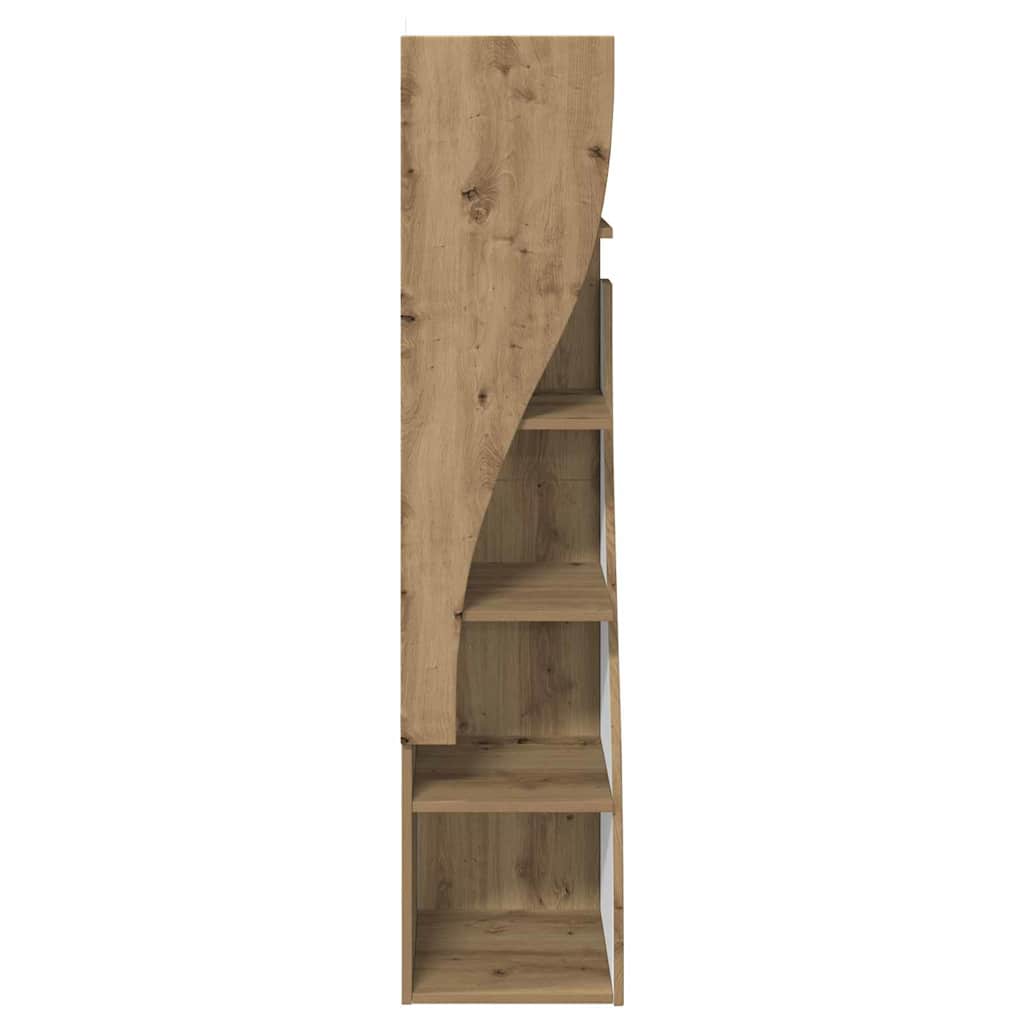 Dulap de colt Alb 32x32x140cm Lemn compozit — imaginea 7
