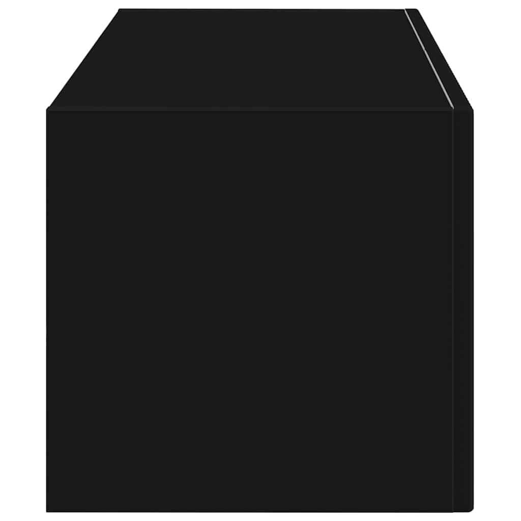 Dulap TV de perete Negru 60 x 31 x 29.5 cm Lemn compozit — imaginea 8