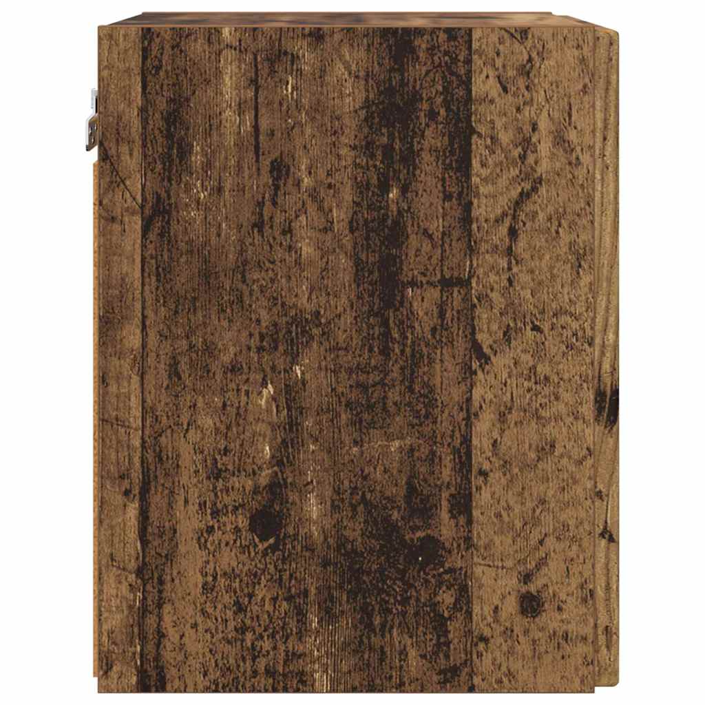 Dulap TV de perete Lemn Vechi 30 x 31 x 40 cm Lemn compozit — imaginea 8