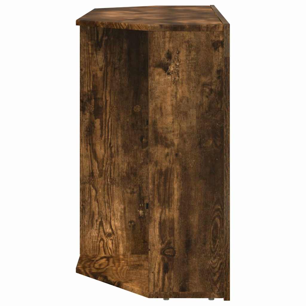 Sifonier LED pentru TV coltar Stejar fumuriu 105 x 40 x 68 cm — imaginea 10