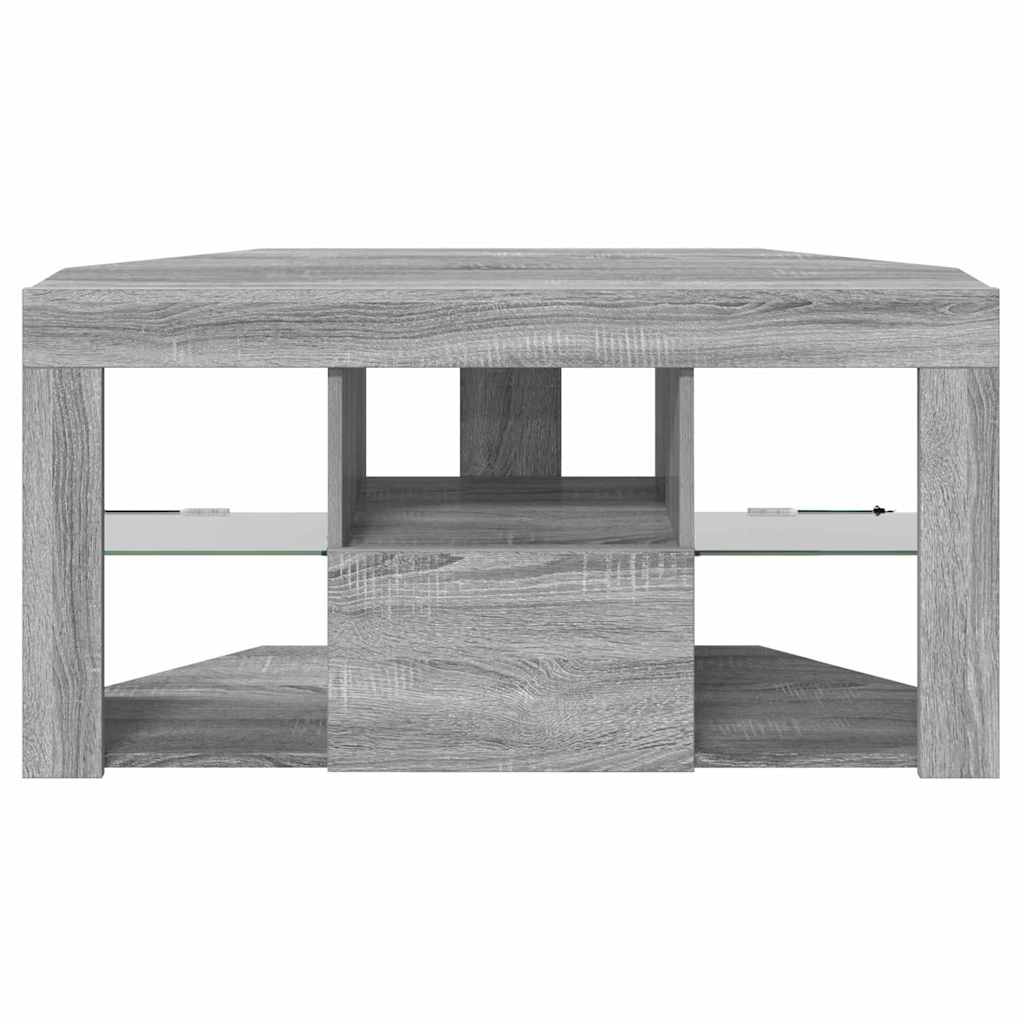 Sifonier LED pentru TV coltar Gri Sonoma 106 x 40 x 50 cm — imaginea 9
