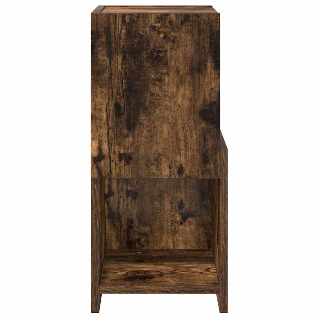 Dulap de colt Alb 25,5x25x55cm Lemn compozit — imaginea 7