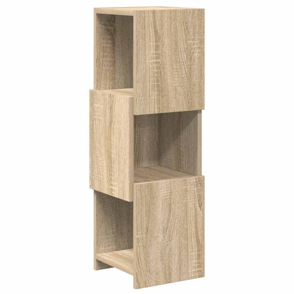 Dulap de colt Alb 25,5x25x80cm Lemn compozit