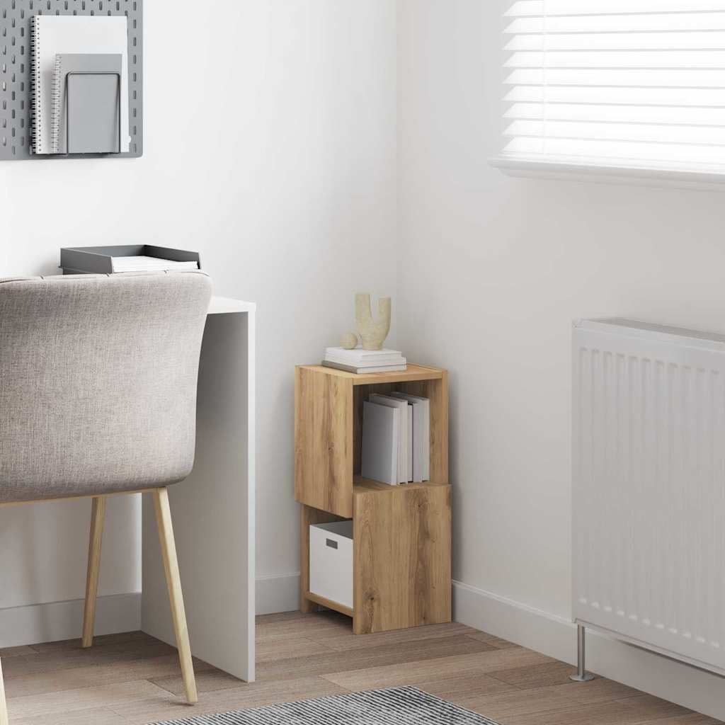 Dulap de colt Alb 25,5x25x55cm Lemn compozit — imaginea 5