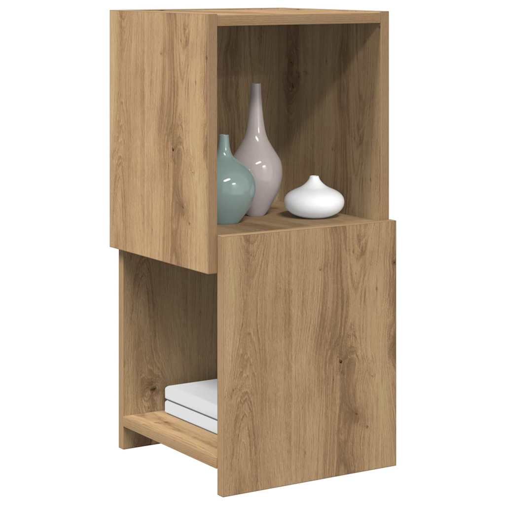 Dulap de colt Alb 30,5x30x65cm Lemn compozit — imaginea 4