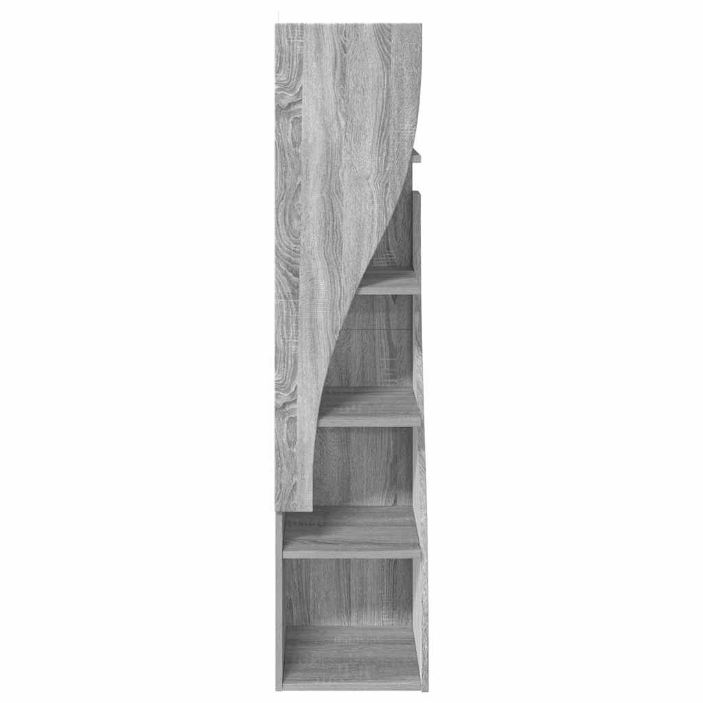 Dulap de colt Alb 32x32x140cm Lemn compozit — imaginea 7