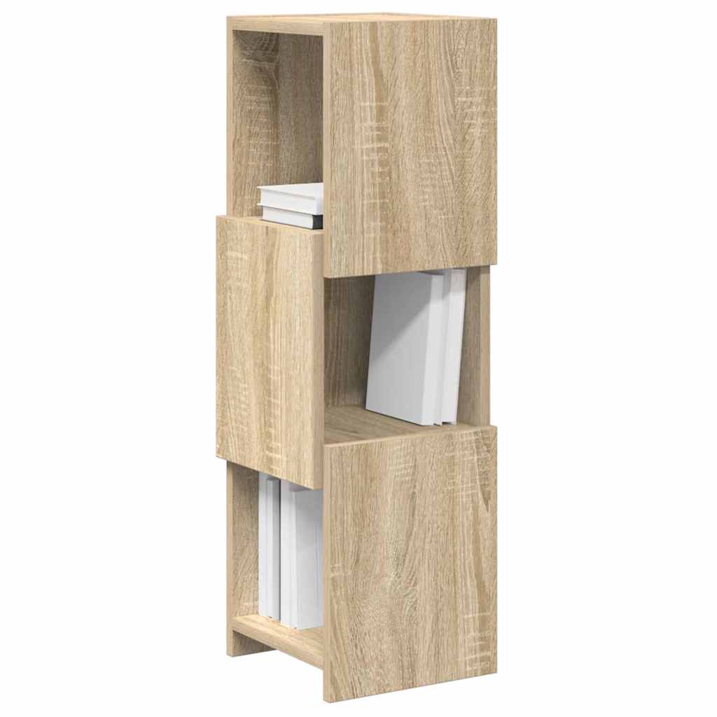 Dulap de colt Alb 25,5x25x80cm Lemn compozit — imaginea 3