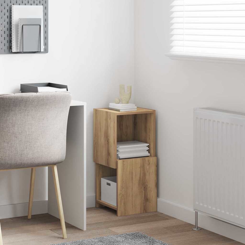 Dulap de colt Alb 30,5x30x65cm Lemn compozit — imaginea 5