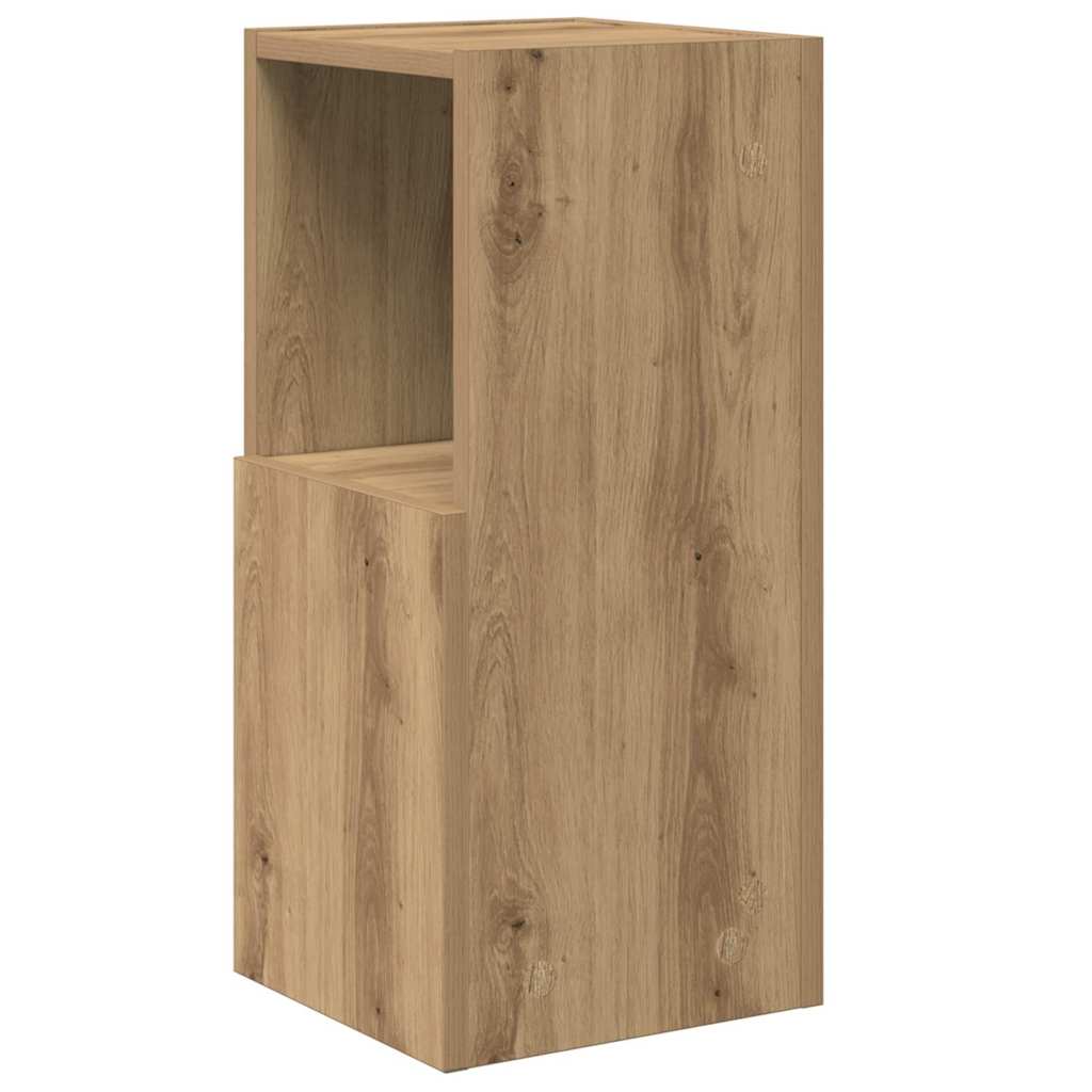 Dulap de colt Alb 25,5x25x55cm Lemn compozit — imaginea 8