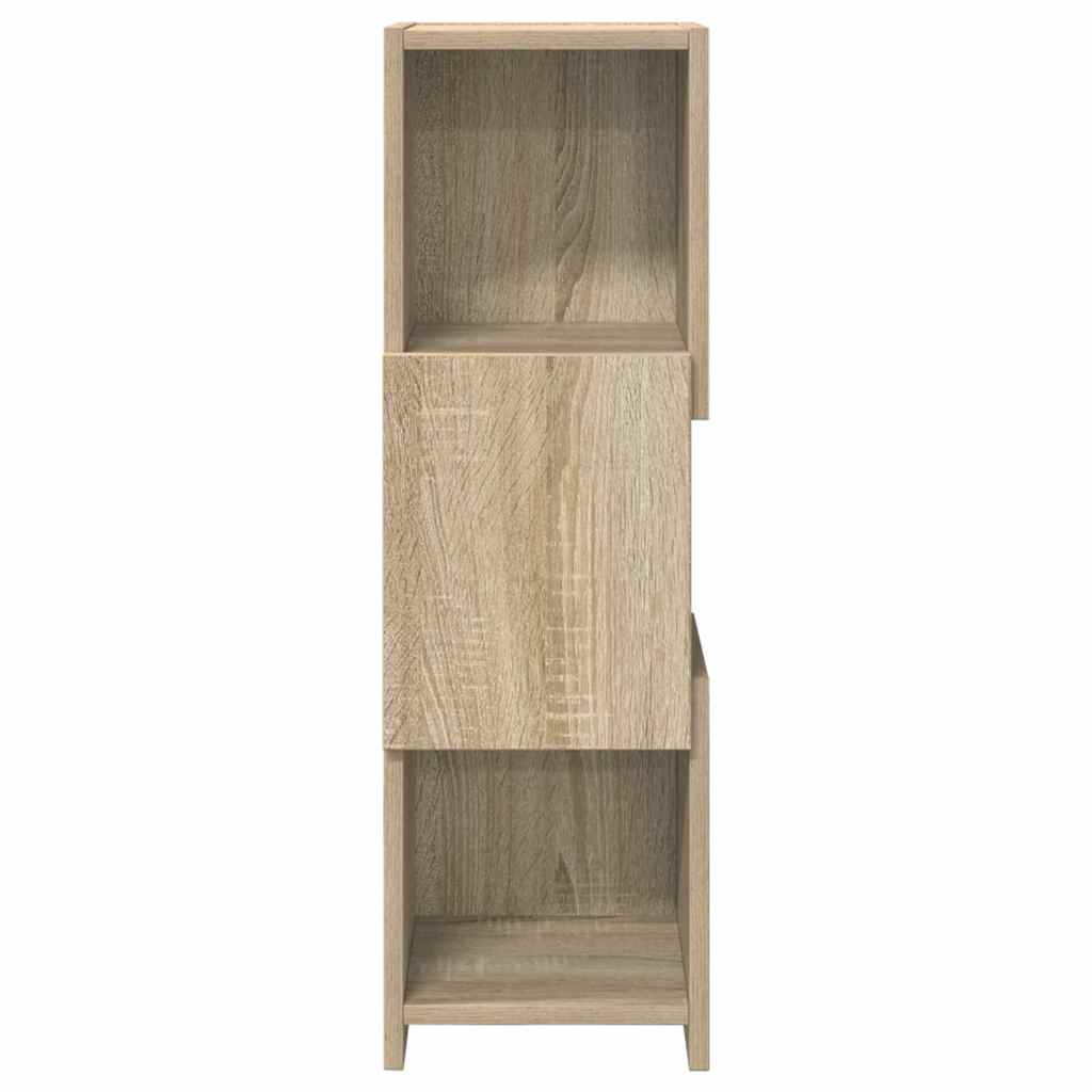 Dulap de colt Alb 25,5x25x80cm Lemn compozit — imaginea 5