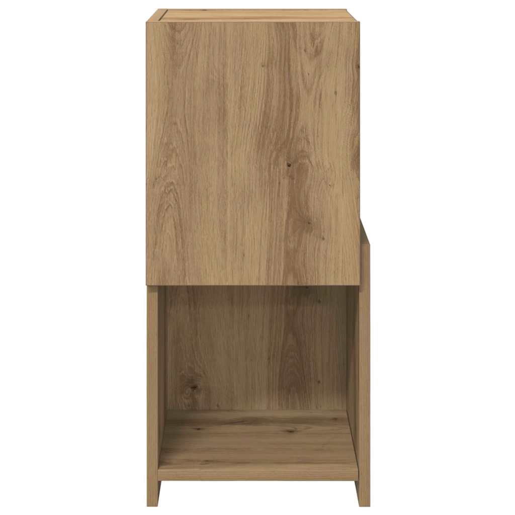 Dulap de colt Alb 30,5x30x65cm Lemn compozit — imaginea 7