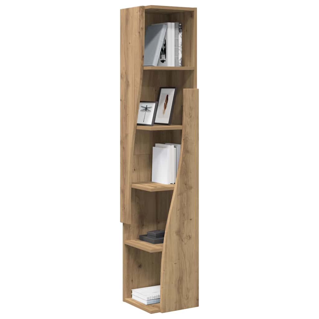 Dulap de colt Alb 27,5x27x140cm Lemn compozit — imaginea 4
