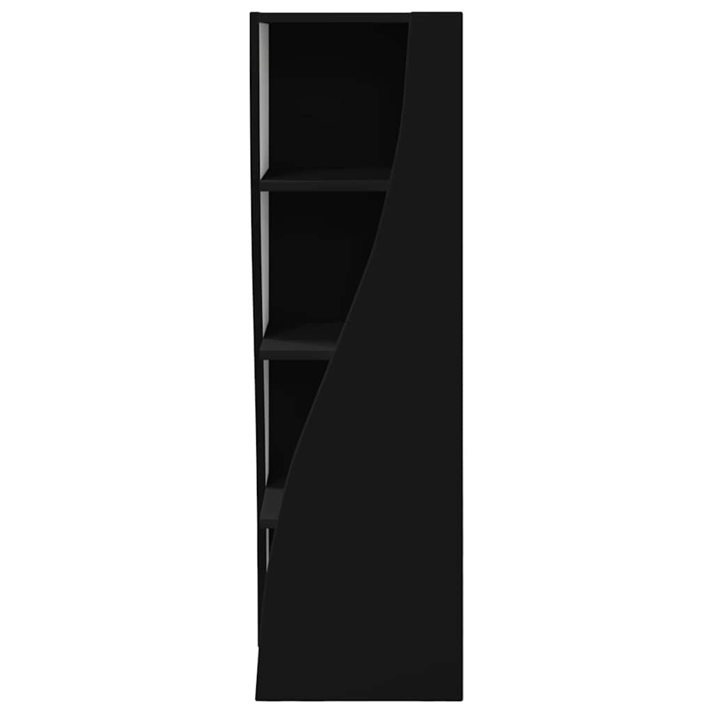 Dulap de colt Alb 32x32x102cm Lemn compozit — imaginea 7