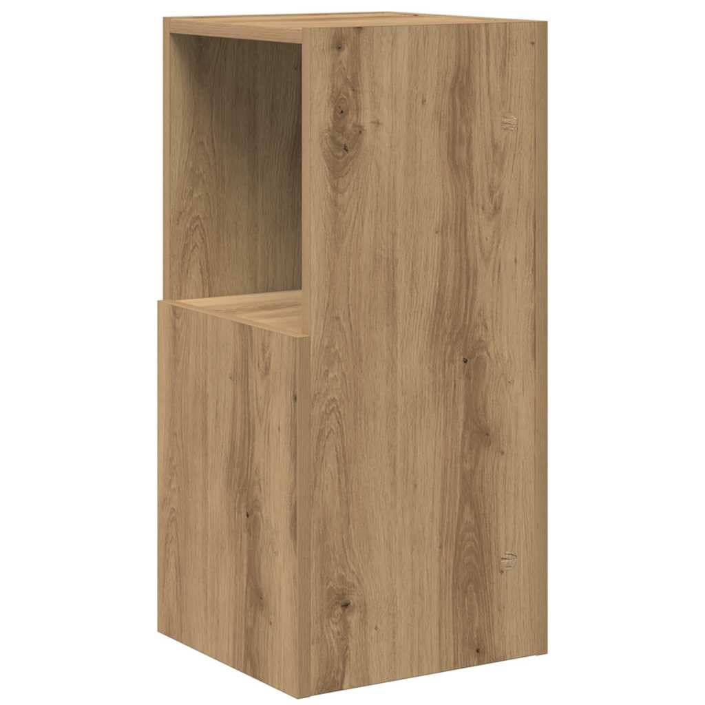 Dulap de colt Alb 30,5x30x65cm Lemn compozit — imaginea 8