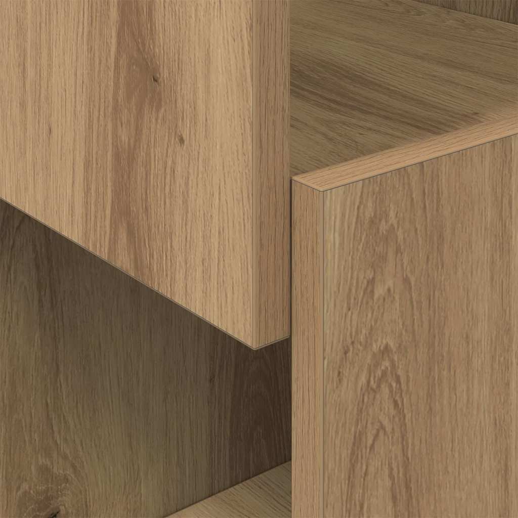 Dulap de colt Alb 25,5x25x55cm Lemn compozit — imaginea 9