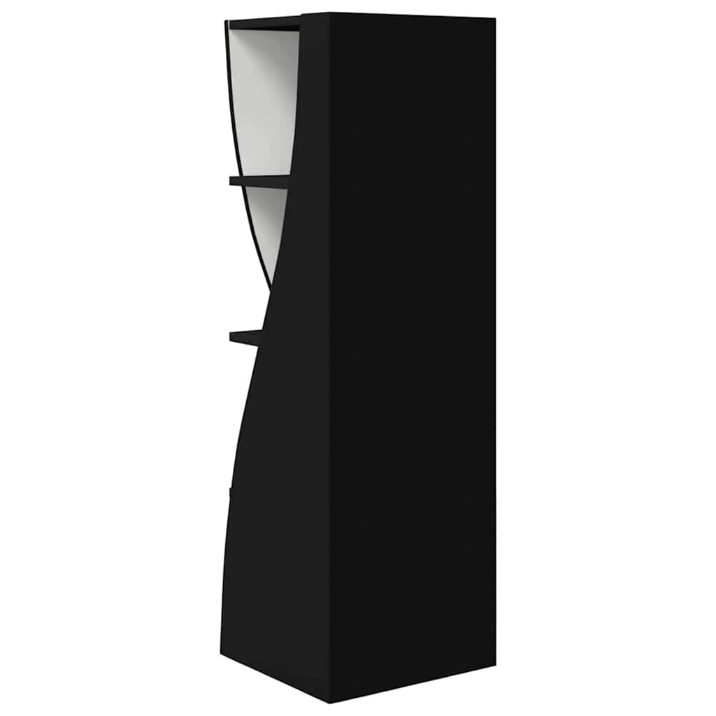 Dulap de colt Alb 32x32x102cm Lemn compozit — imaginea 8