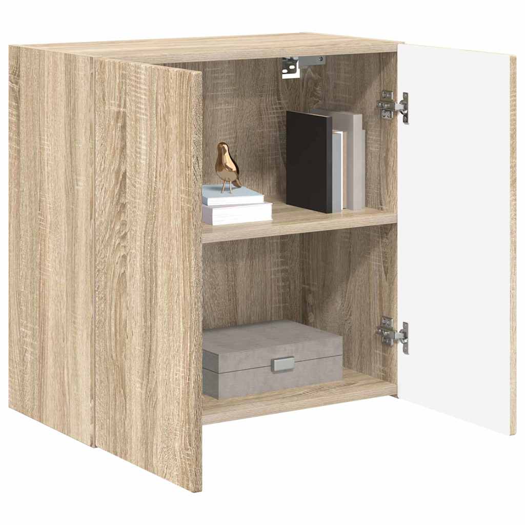 Dulap TV de perete Pe perete Stejar Sonoma 59,5 x 31 x 60 cm — imaginea 4
