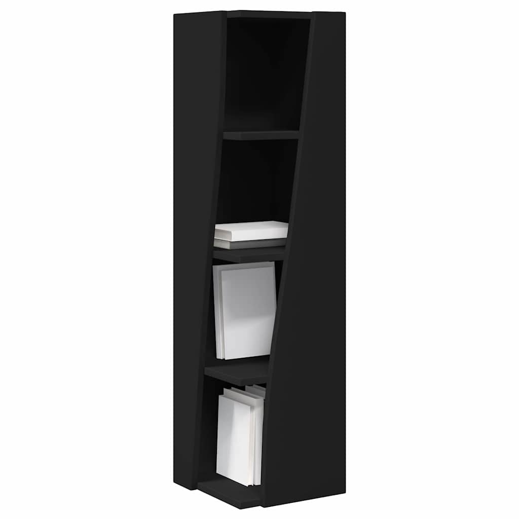 Dulap de colt Alb 27,5x27x102cm Lemn compozit — imaginea 4
