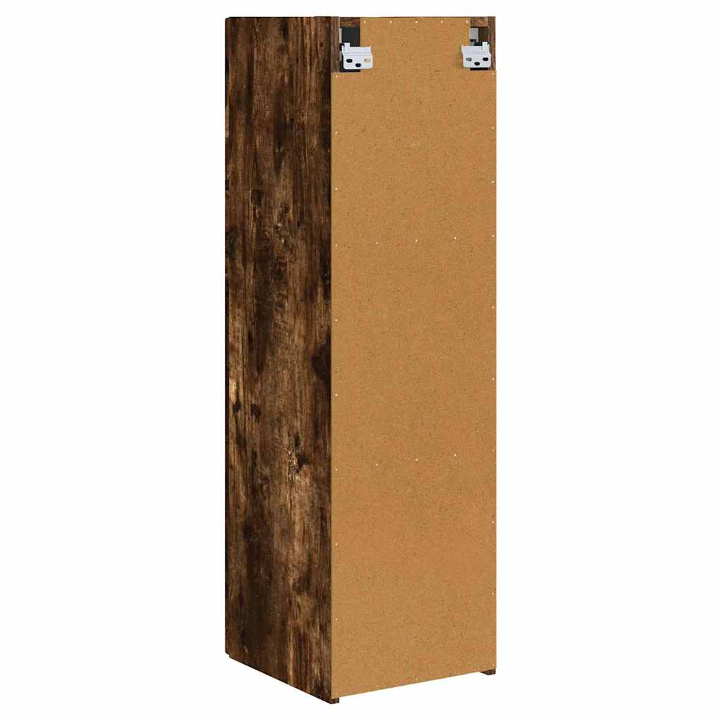 Dulap TV de perete 2 pcs Stejar fumuriu 30 x 31 x 100 cm — imaginea 3
