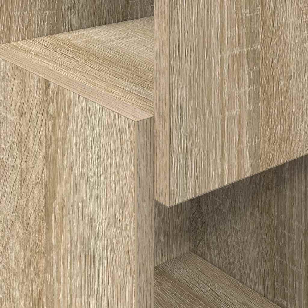 Dulap de colt Alb 25,5x25x80cm Lemn compozit — imaginea 7