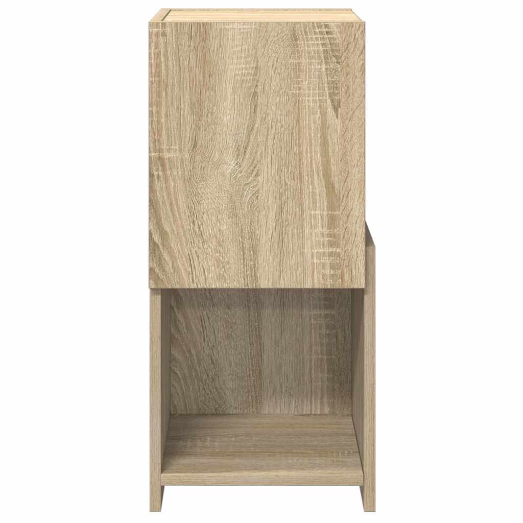 Dulap de colt Alb 30,5x30x65cm Lemn compozit — imaginea 7