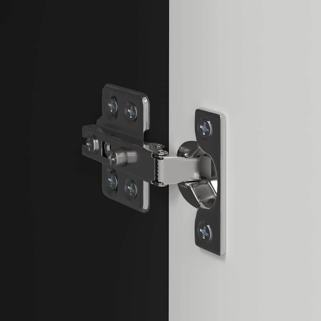 Dulap TV de perete 2 pcs Negru 30 x 31 x 100 cm Lemn compozit — imaginea 10
