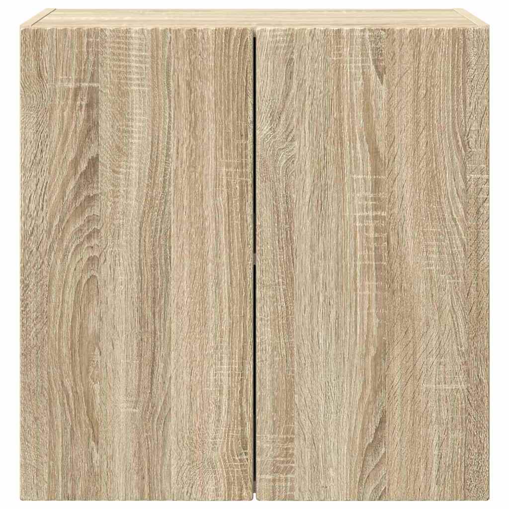 Dulap TV de perete Pe perete Stejar Sonoma 59,5 x 31 x 60 cm — imaginea 7