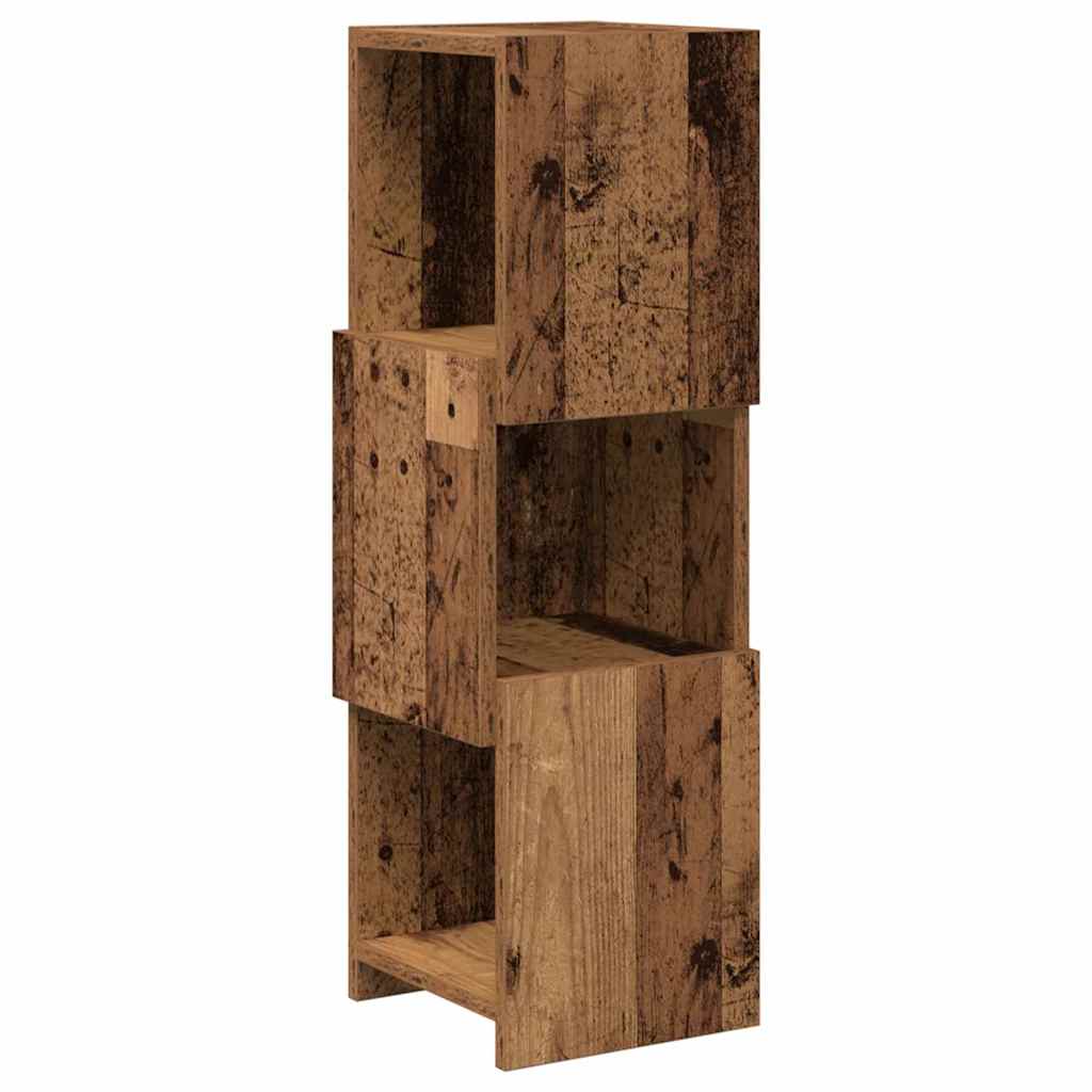Dulap de colt Alb 25,5x25x80cm Lemn compozit
