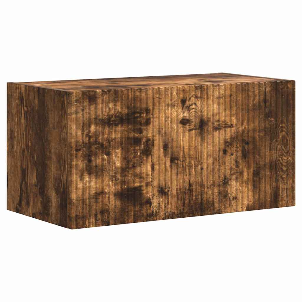 Dulap TV de perete 2 pcs Stejar fumuriu 60 x 31 x 29.5 cm — imaginea 6