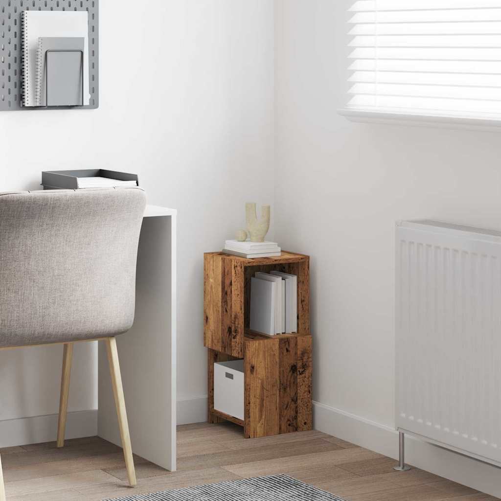 Dulap de colt Alb 25,5x25x55cm Lemn compozit — imaginea 5