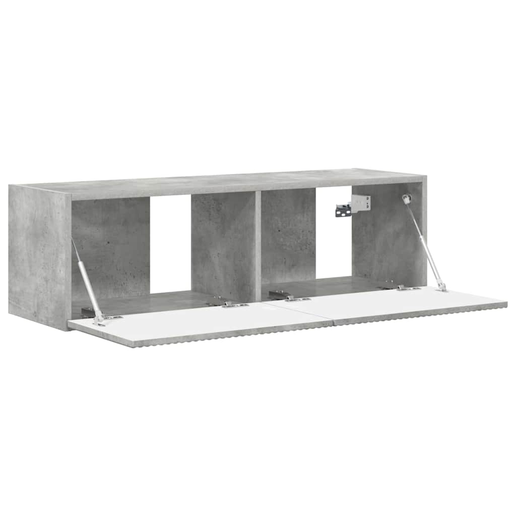 Dulap TV de perete Beton 60 x 31 x 29.5 cm Lemn compozit — imaginea 6
