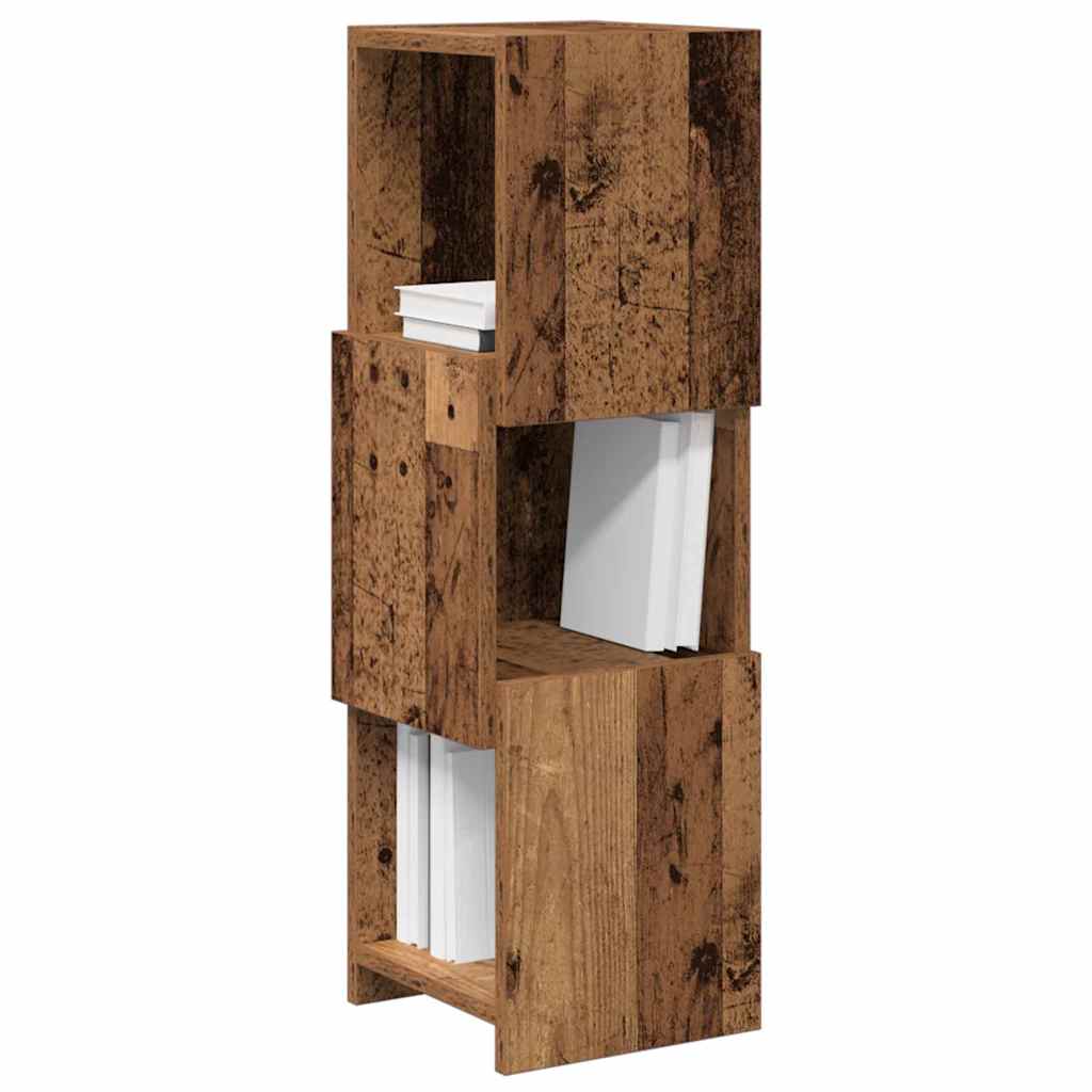 Dulap de colt Alb 25,5x25x80cm Lemn compozit — imaginea 4