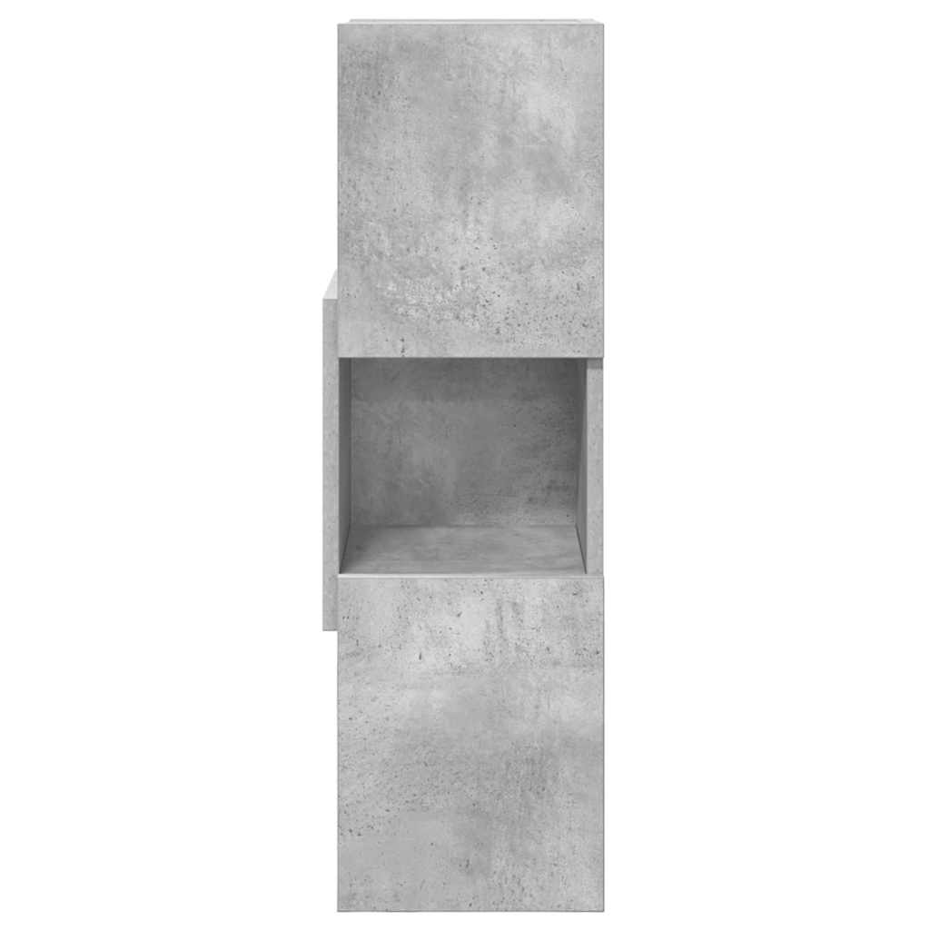 Dulap de colt Alb 25,5x25x80cm Lemn compozit — imaginea 6