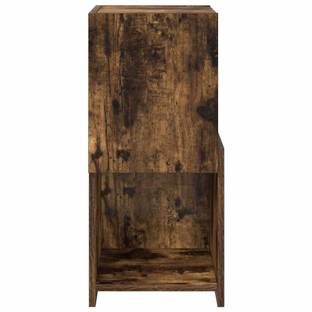 Dulap de colt Alb 30,5x30x65cm Lemn compozit — imaginea 7